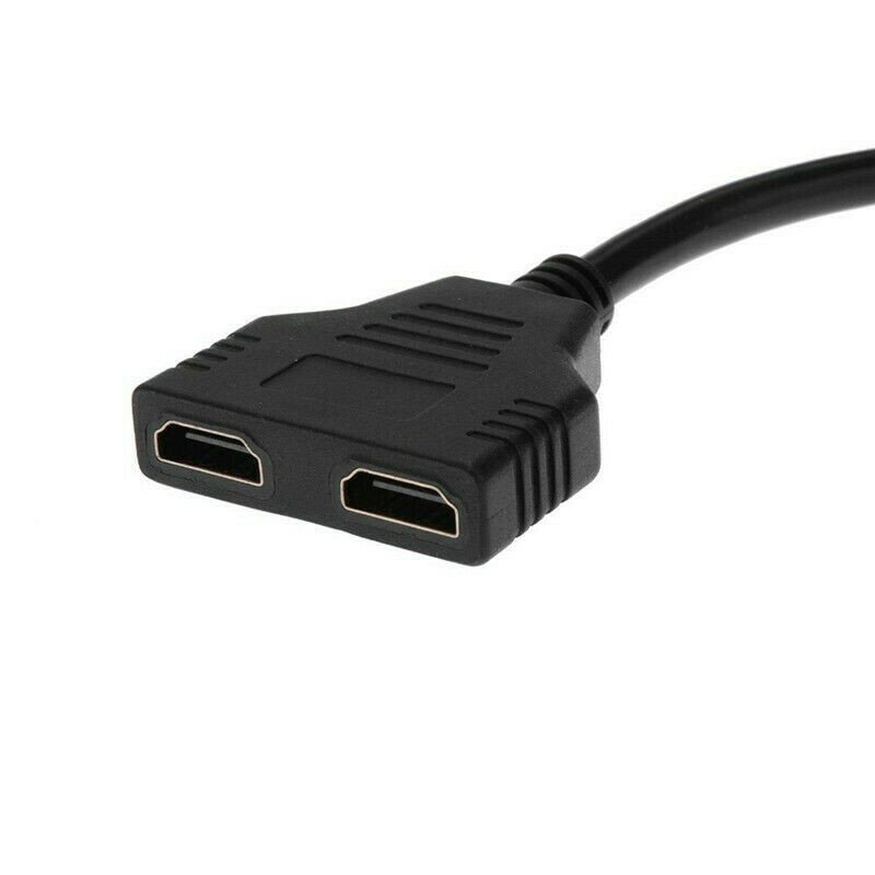 HDMI-متوافقه الفاصل 1 الإدخال الذكور إلى 2 إخراج ميناء أنثى كابل محول محول 1080P ل PS3/PS4 ألعاب والفيديو ، الوسائط المتعددة