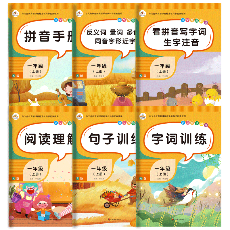 جديد وصول 6 مجلدات/مجموعات من اللغة تمارين خاصة متزامن الممارسة الكتاب المدرسي الصينية انظر بينيين لكتابة الكلمات HanZi #1