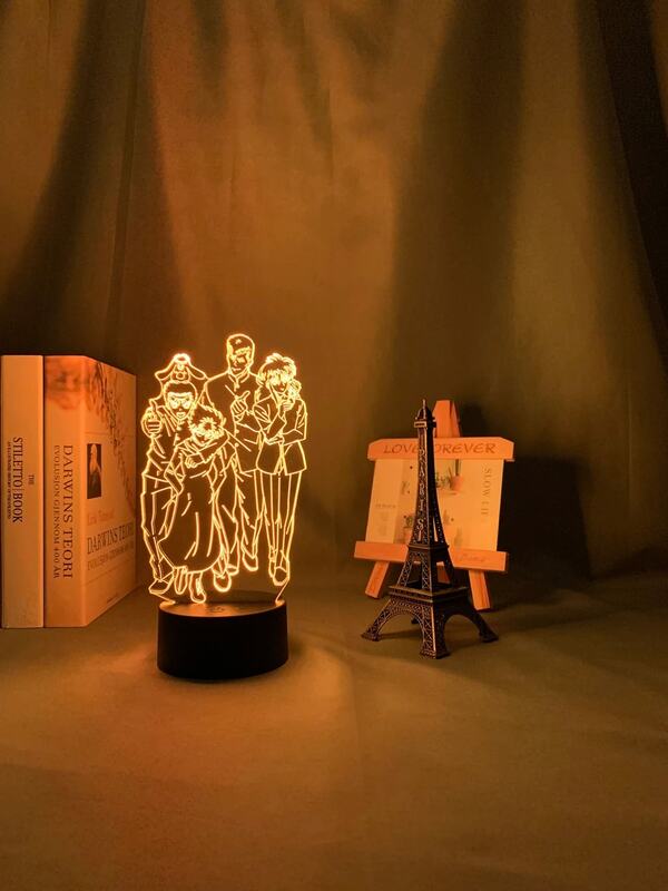 أنيمي يو يو Hakusho مصباح ليد ل ديكور غرفة نوم ليلة ضوء الاطفال الأطفال هدية عيد ميلاد مانغا يو يو Hakusho ثلاثية الأبعاد مصباح السرير