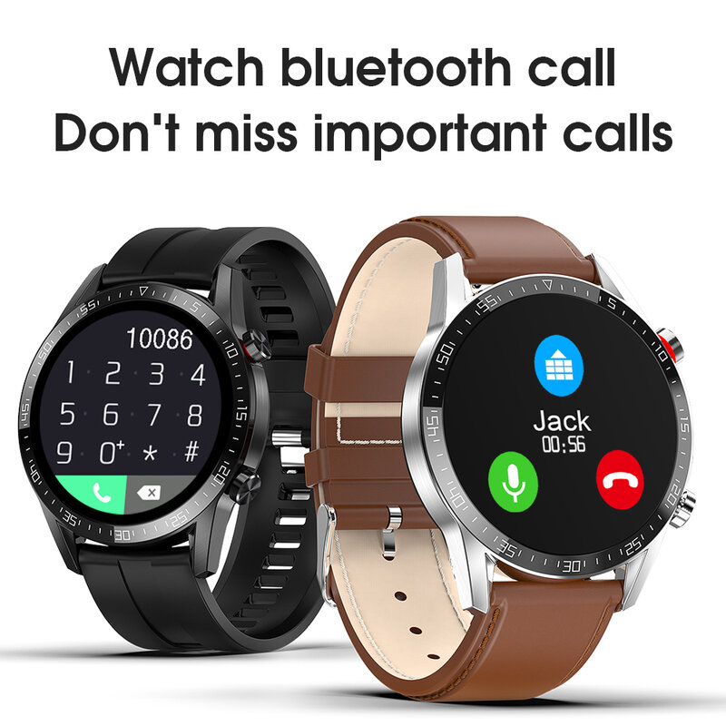 IPBZHE ساعة ذكية الرجال بلوتوث دعوة ECG ساعة ذكية مقاوم للماء ضغط الدم Smartwatch Reloj Inteligente لهواوي شاومي