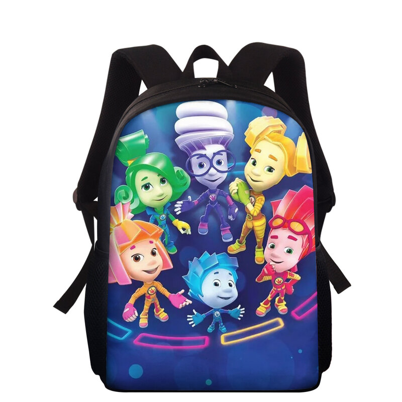 حقيبة ظهر للأطفال مقاس 15 بوصة ، حقائب مدرسية للأطفال ، تصميم كرتوني روسي ، للطلاب