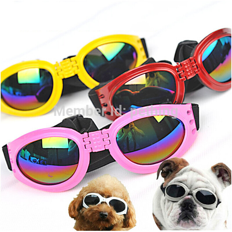 نظارات شمسية للكلاب ، جذابة ، عصرية ، حماية من الأشعة فوق البنفسجية ، 6 ألوان #1