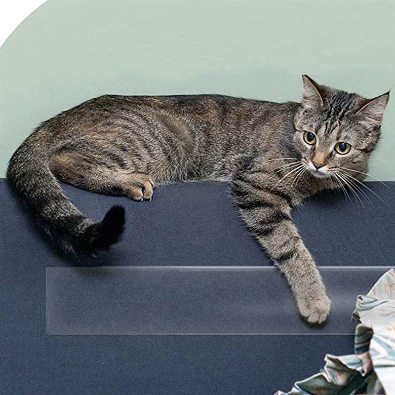 شفافة المضادة للخدش الشريط لفة الأثاث الحرس الأريكة حامي القط خدش الوقاية ملصق شفاف ل أريكة منتجات القطط