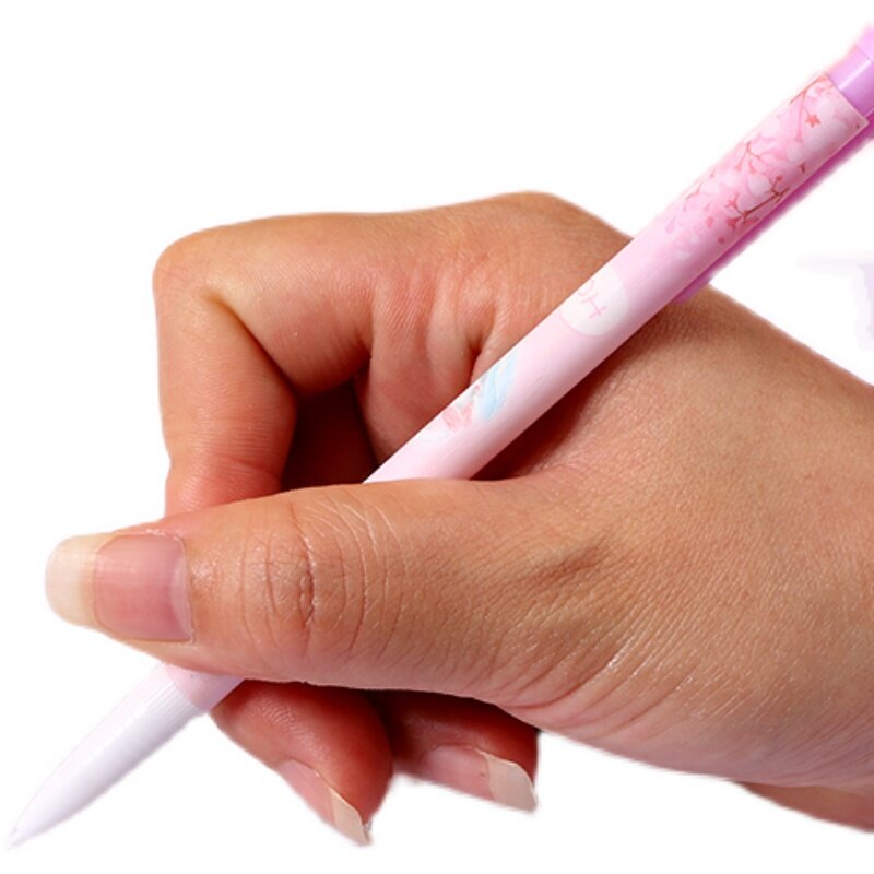 بسيط المعادن الملمس الميكانيكية قلم رصاص 0.5 مللي متر 0.7 مللي متر الرسم المروحة قلم رصاص المواد البلاستيكية اللوازم المكتبية