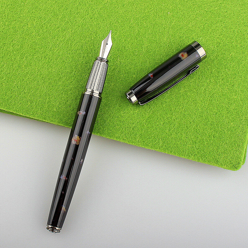 قلم حبر فاخر عالي الجودة لكتابة أقلام حبر معدنية للمدرسة واللوازم المكتبية هدية القرطاسية