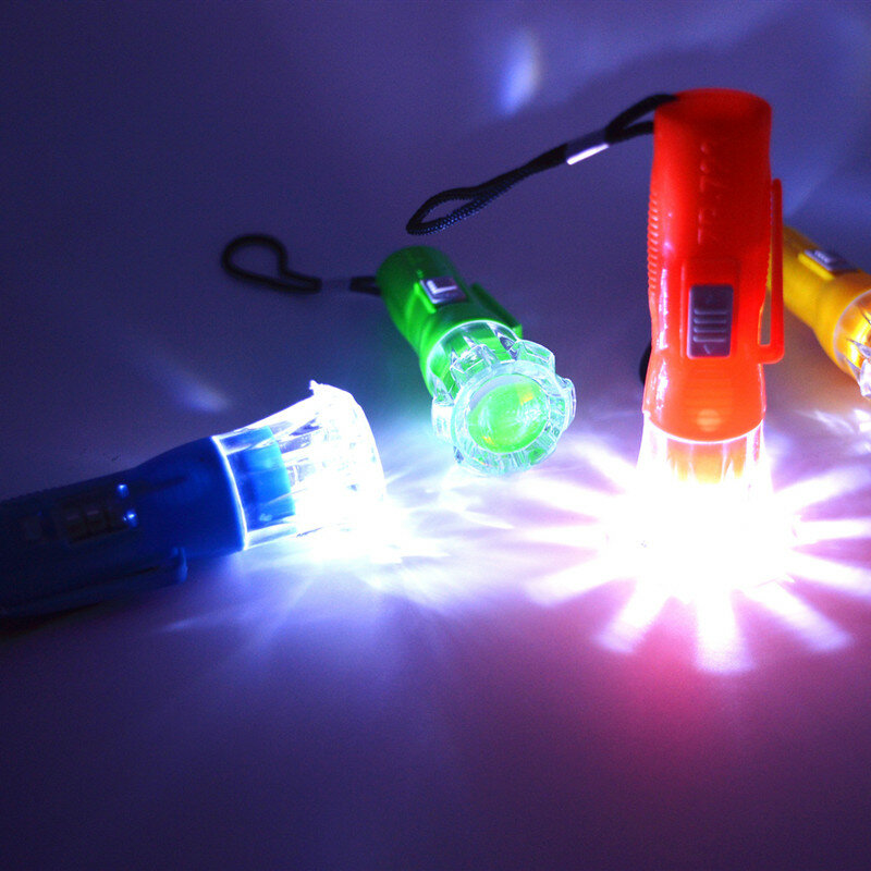 D5 مصباح يدوي محمول المدمج في بطارية الشعلة ضوء صغير صغير LED وضع الإضاءة أنيق دعوى ليلة الإضاءة هدايا للأطفال