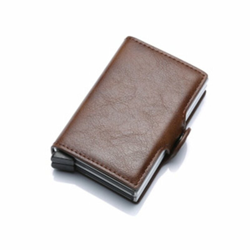 محفظة رجالي صغيرة عالية الجودة لحفظ النقود من الألومونيوم محفظة صغيرة للبطاقات محفظة صغيرة من الجلد محفظة رقيقة كارترس 2022
