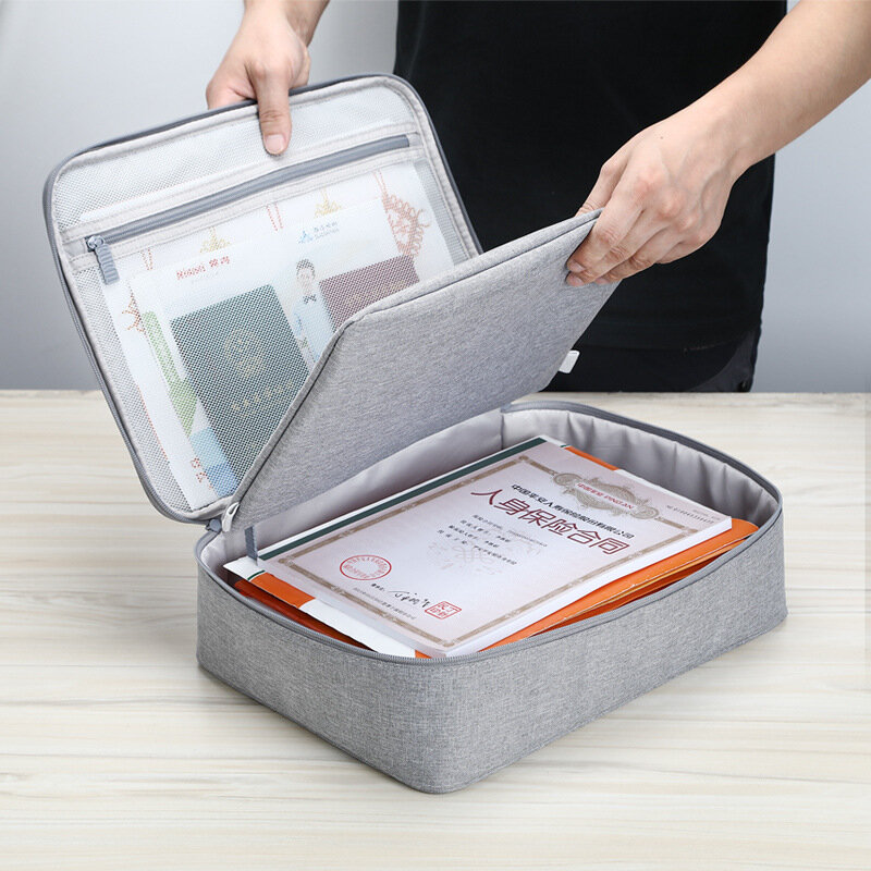 متعددة الوظائف حقيبة سفر الأعمال شهادة تنظيم حقيبة مكتب عامل وثيقة حقيبة يد ملف تخزين حزمة الملحقات