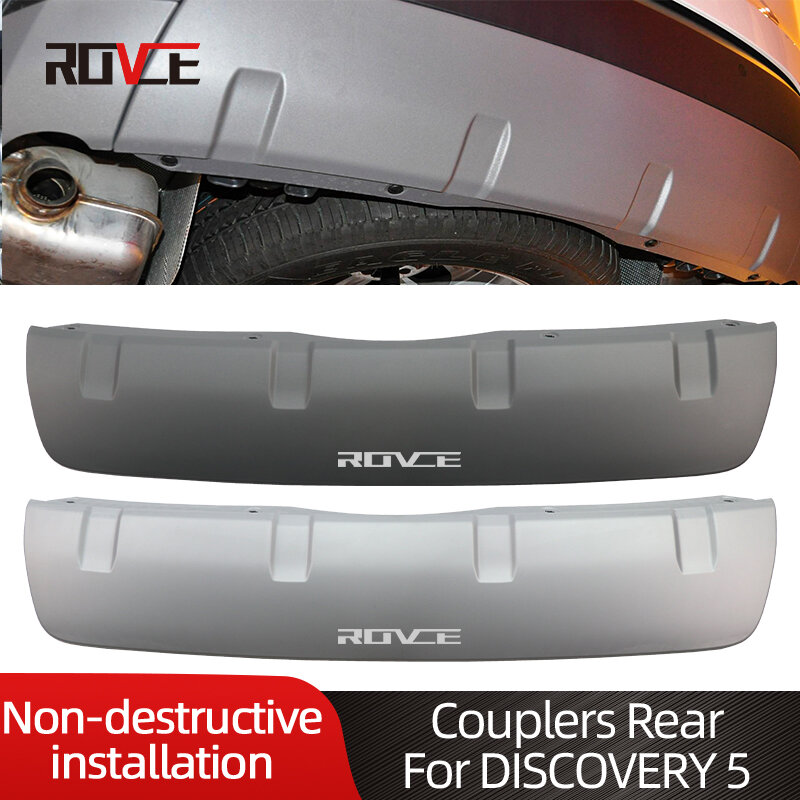 ROVCE مانع صدمات خلفي للسيارة لوحة زلق لوحة معدات الحماية لاند روفر ديسكفري 5 L462 LR083030 LR083031