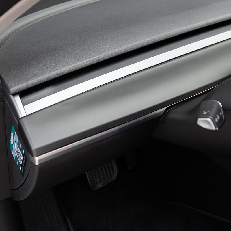 من أجل تسلا موديل 3 2022 ملحقات وحدة التحكم المركزية للسيارات نموذج Y من ألياف الكربون ABS Model3 ملصقات ديكور 2021-2017 سنة