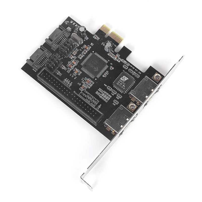 بطاقة التوسع PCI Express JMB363 PCI-E PCIe إلى 2 منفذ SATA IDE eSATA محول بطاقات التحكم في الغارة