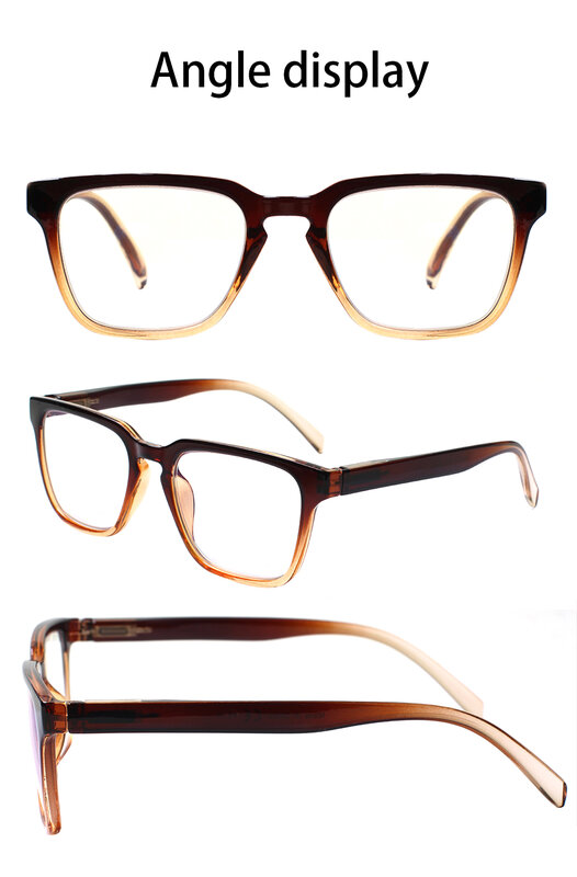 Boncamor 4 حزمة الضوء الأزرق Blacking نظارات للقراءة إطار ملون مع الربيع المفصلي قوية ودائمة مناسبة الرجال والنساء