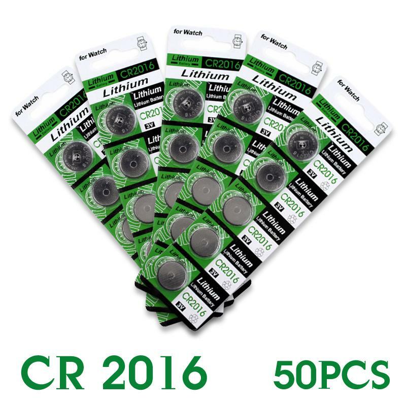 YCDC 2016 الساخن بيع 50 قطعة 3V ليثيوم عملة خلايا زر البطارية DL2016 KCR2016 CR2016 LM2016 BR2016 EE6278 52% قبالة