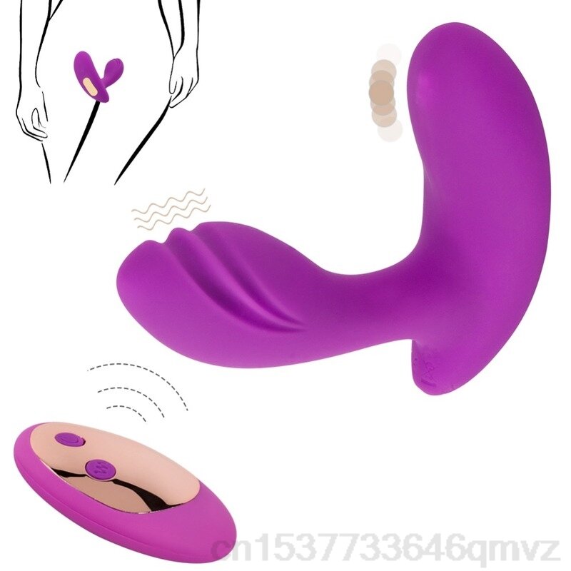 ألعاب جنسية للنساء ملابس داخلية نسائية مثيرة تعمل بجهاز تحكم عن بعد مكونة من دسار هزاز من السيليكون مع جهاز تحفيز البظر G Spot 18 + للكبار