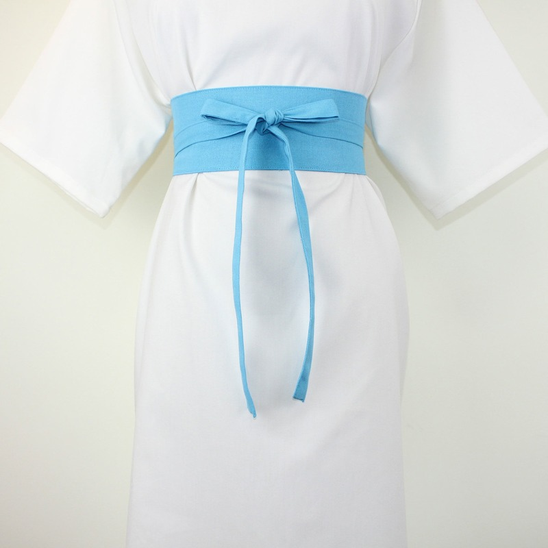 النمط الياباني القطن الكتان عنصر الملابس حزام الرجعية للنساء 2023 تصميم عصري عرض Cummerbunds سيدة مشد الخصر حزام