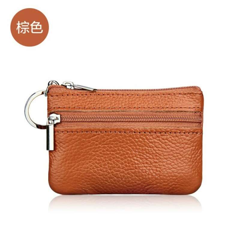 بطاقة محفظة بولي Leather جلد محفظة للعملة المرأة الصغيرة تغيير أكياس المال جيب محافظ حافظة مفاتيح صغيرة وظيفية الحقيبة سستة