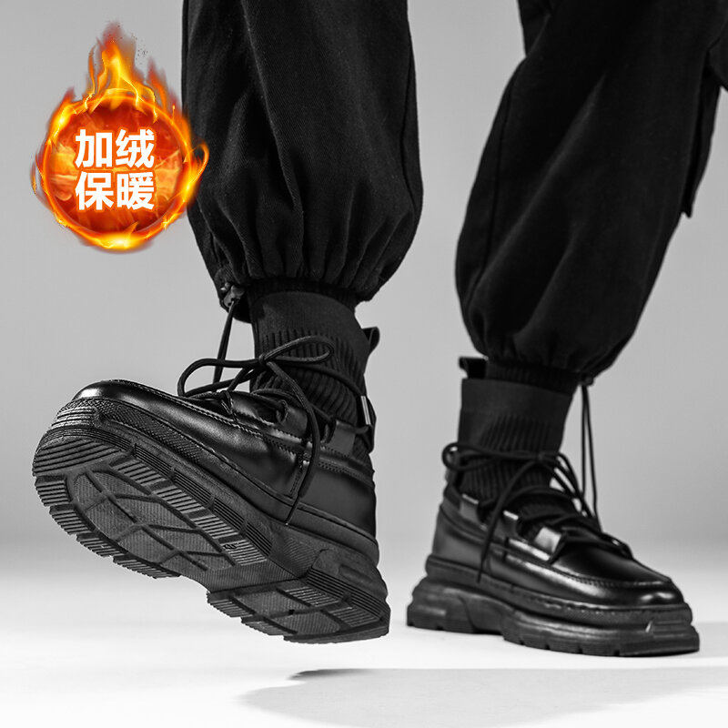 2021 أحذية رياضية الرجال قاطرة أفخم الدفء الثلوج أحذية سوداء مريحة التزلج أحذية Zapatillas حذاء كرة السلة