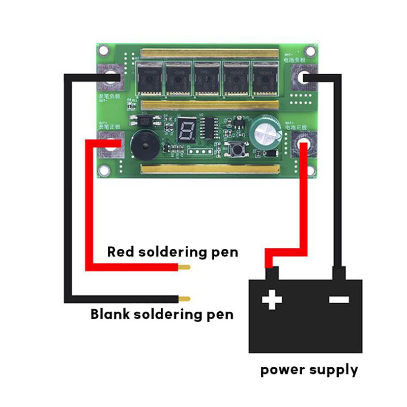 شاشة ديجيتال البقع آلة لحام لوحة دوائر كهربائية 8 والعتاد السلطة قابل للتعديل المحمولة الصغيرة PCB لوحة دوائر كهربائية معدات لحام