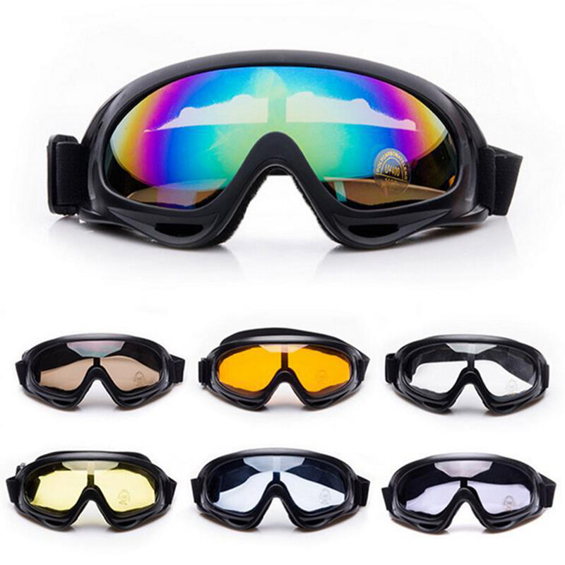 X400 نظارات التزلج ركوب الدراجات الرياضة في الهواء الطلق مكافحة الرياح الرمال نظارات حماية العين شفافة النظارات اكسسوارات الشتاء