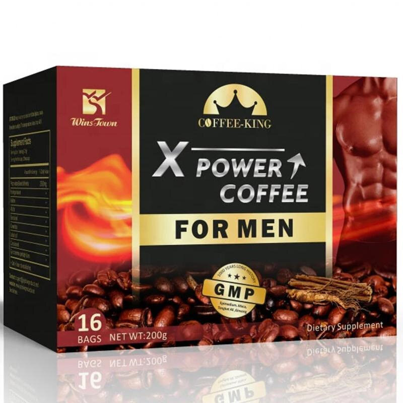 تونغكات علي ماكا X الطاقة القهوة للرجال تعزيز الرغبة الجنسية تخفيف الإجهاد تعزيز الانتصاب رجل الصحة المنتج الكلى القهوة