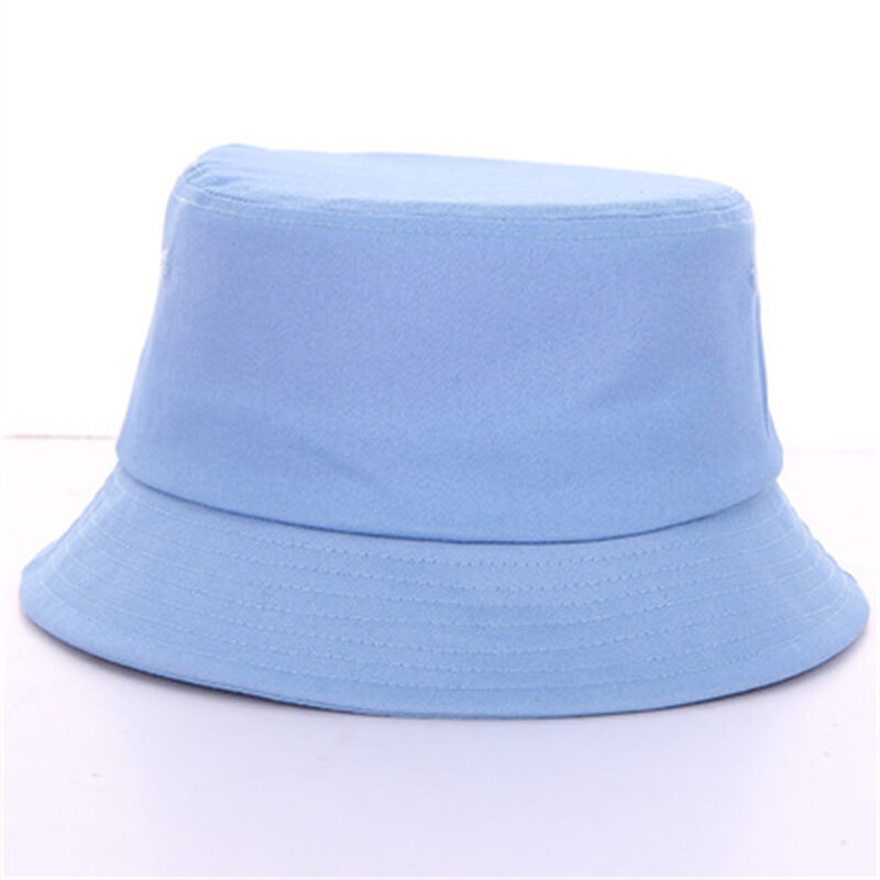 2021 الصيف بلون يمكن المطرزة الطباعة قبعة صيفية السيدات الرجال بنما قبعة بحافة تصميم شقة الظل صياد قبعة الشمس