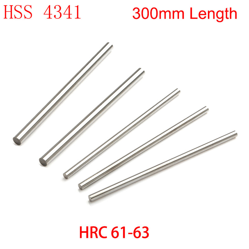 8mm 9mm 10mm 11mm OD 300mm Length HSS HRC61-HRC63 Jobber Drill Bit Boring Out Round CNC Cutting Turning Lathe Tool Bar Rod