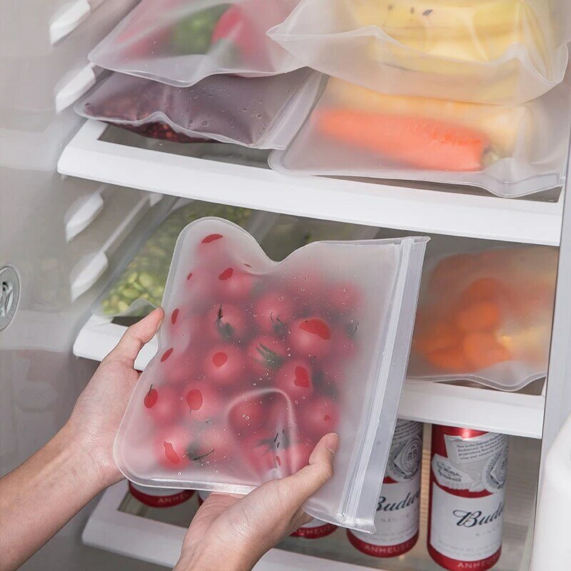 إيفا الغذاء الحفاظ على حقيبة الثلاجة الغذاء حقيبة التخزين الفاكهة و طعام خضروات مختومة حقيبة يمكن إعادة استخدامها