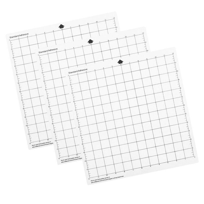 قطع قطع حصيرة شفافة لاصقة كريكوت حصيرة مع قياس الشبكة 12 بوصة ل صورة ظلية استكشاف آلة الراسمة