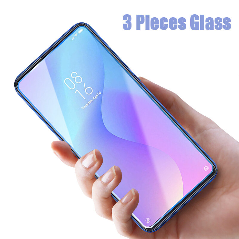 3 قطعة 9H الزجاج المقسى لهواوي P الذكية زائد 2019 حامي الشاشة الزجاج المقسى