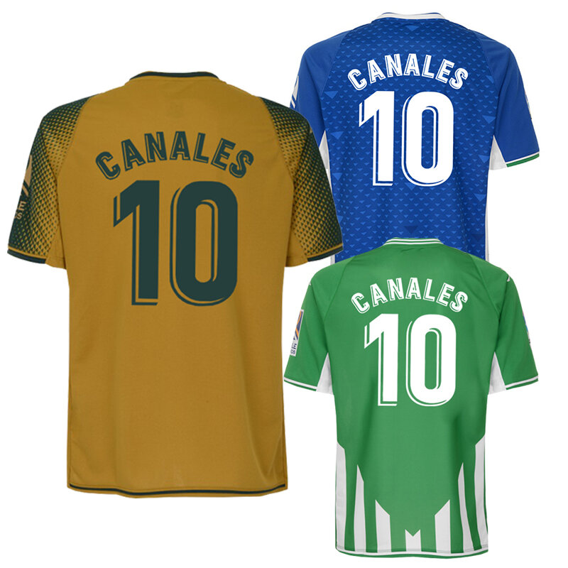 2021-22 ثلاثية الأبعاد Betis قناة ثالثة عالية الجودة قميص لكرة القدم قميص رجالي