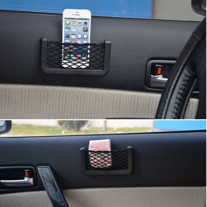 سيارة صافي حقيبة حامل هاتف تخزين جيب لمازدا 3 6 CX-5 323 5 CX5 2 626 المخربون MX5 CX 5 GH CX-7 GG CX3 CX7 RX8