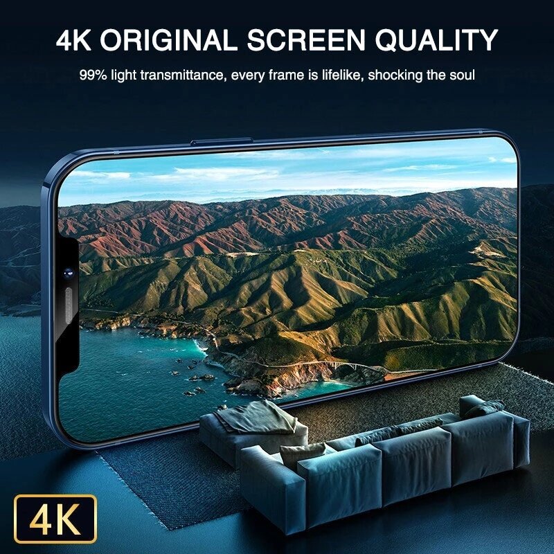 واقي شاشة 15D كامل من الزجاج على آيفون 13 12 11 برو ماكس X XS MAX XR من الزجاج المقسى لهاتف آيفون 7 8 Plus SE 2020