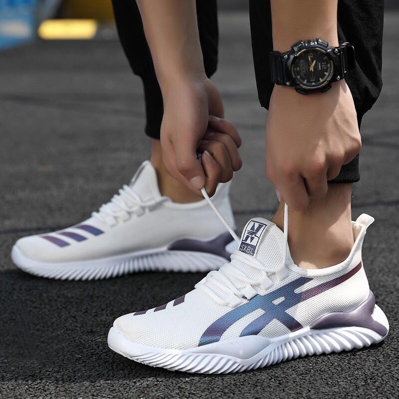 2021 جديد احذية الجري الخفيفة تنفس شبكة أحذية رياضية الرجال أحذية رياضية موضة أحذية التنس الذكور الركض اللياقة البدنية الأحذية