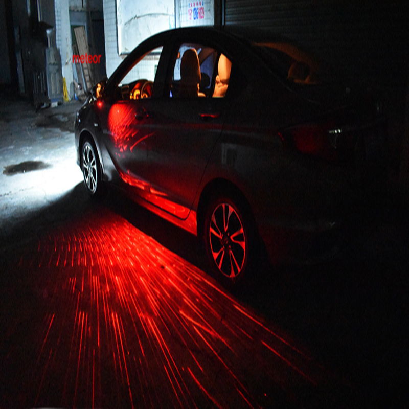 سيارة ليزر الضباب ضوء Led الباب ترحيب أضواء مناسبة لجميع نماذج السيارات مصباح تحذير إشارة وقوف السيارات