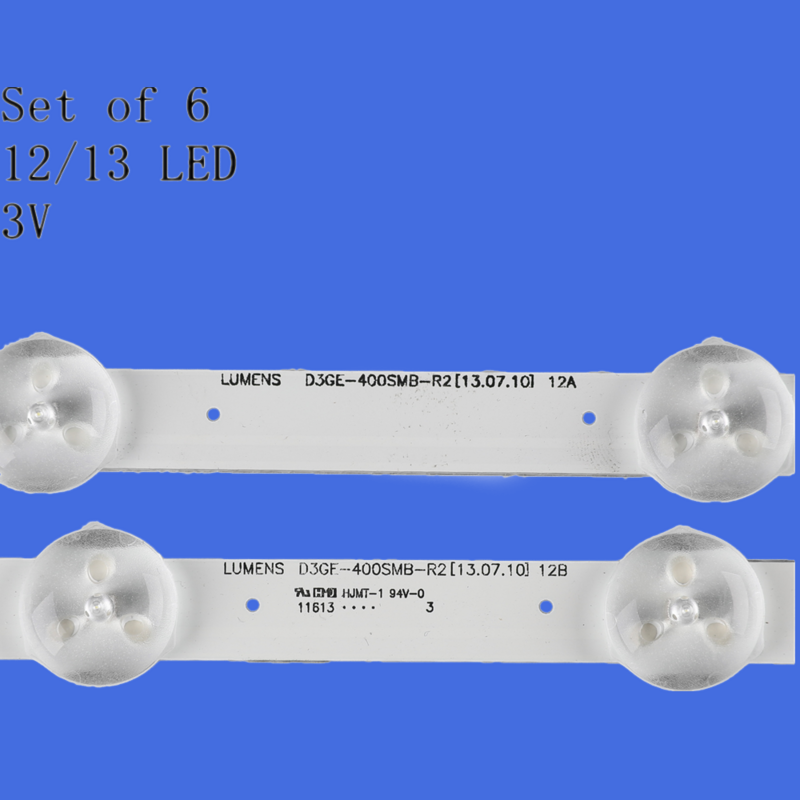 3 قطعة جديد 12/13LED LED قطاع ل سام سونغ UH40H6203AF 2013SVS40 2013SVS39 LM41-00001V LM41-00001W 28766A 28767A D3GE-400SMA-R2