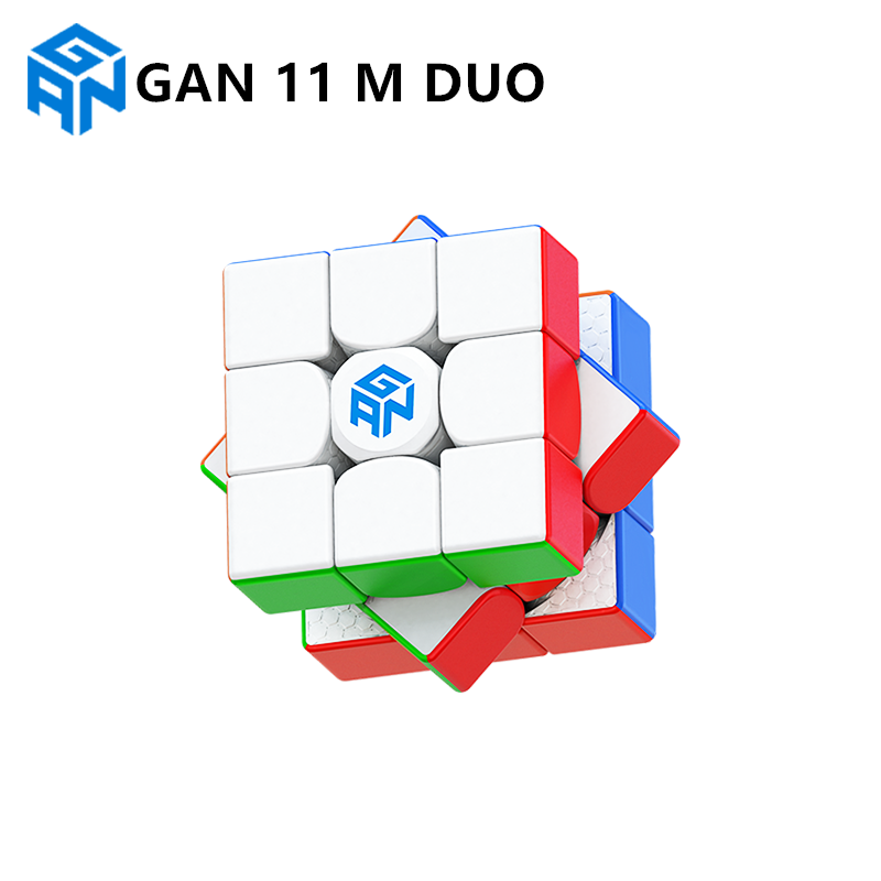 ألعاب تعليمية للأطفال جديدة ، مكعبات سريعة سحرية مغنطيسية على شكل ثنائي مقاس 11 متر من GAN ، بدون مغناطيس GAN11M DUO ، مكعبات لغز GAN11 M Duo