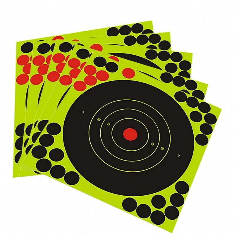 10 قطعة سبلاش زهرة اطلاق النار الهدف ملصقات 8 بوصة لاصق التفاعل الهدف الهدف ل بندقية بندقية مسدس المجلدات السهام ملصقات