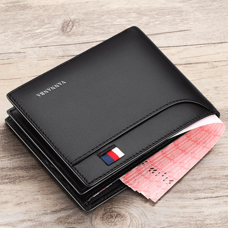 الرجال محفظة جلد طبيعي محفظة عادية الصلبة مع رخصة القيادة اليدوية حامل بطاقة الحد الأدنى