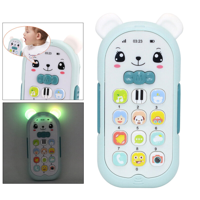 طفل لعبة الهاتف المحمول في وقت مبكر الاطفال الهدايا الهاتف الموسيقى آلة الصوت التعليمية آلة التعلم الإلكترونية لعبة طفل