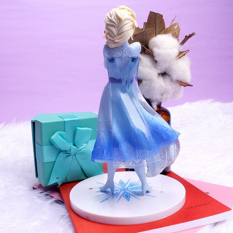 ديزني المجمدة إلسا الأميرة اليد الراحة سحلية الشكل دمية لعبة لفتاة الأطفال شخصية للرسوم المتحركة هدية الحلي ديكور المنزل #4