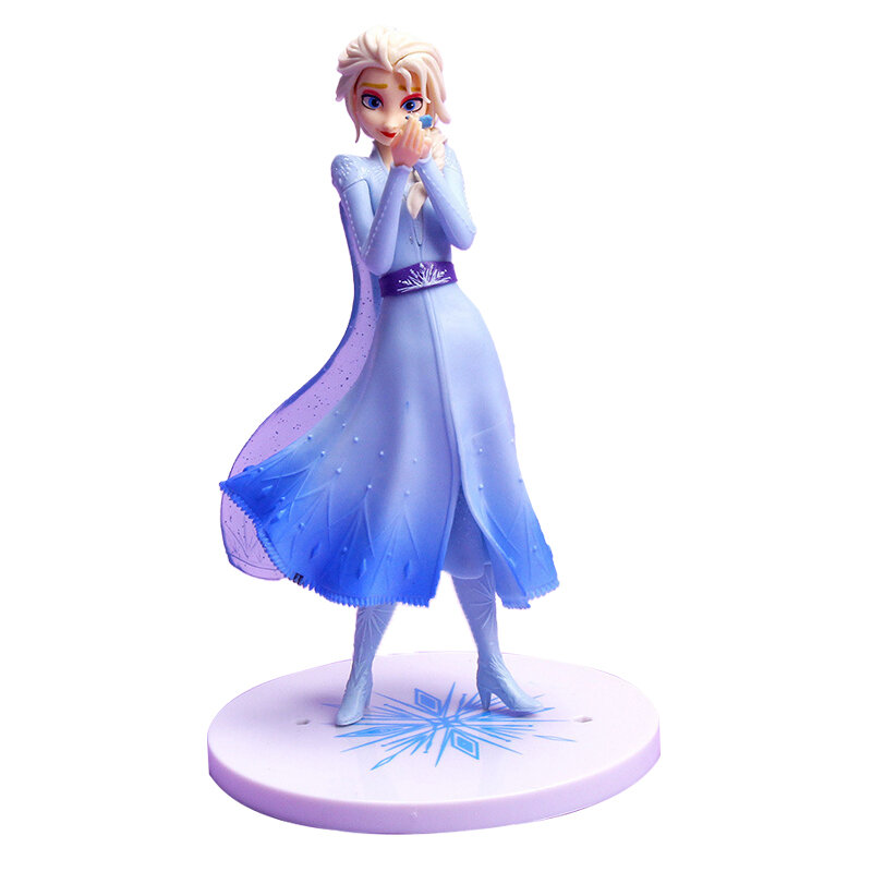 ديزني المجمدة إلسا الأميرة اليد الراحة سحلية الشكل دمية لعبة لفتاة الأطفال شخصية للرسوم المتحركة هدية الحلي ديكور المنزل #1