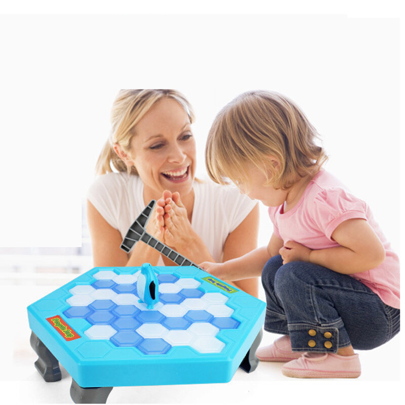 لعبة مصيدة صغيرة على شكل بطريق لعبة كسر الجليد إنقاذ البطريق لعبة حفلات الوالدين والطفل لعبة طاولة ترفيهية تفاعلية هدية للأطفال