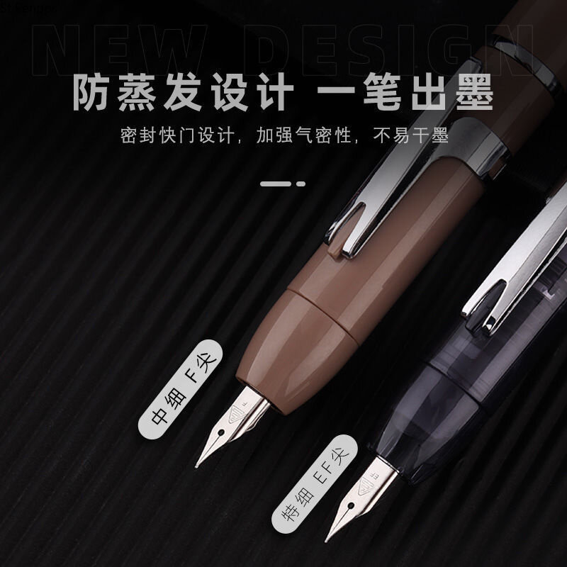 تصميم فريد من نوعه الصحافة من نوع قلم حبر ، الخط الطلاب الكتابة القلم 0.3 مللي متر/0.4 مللي متر