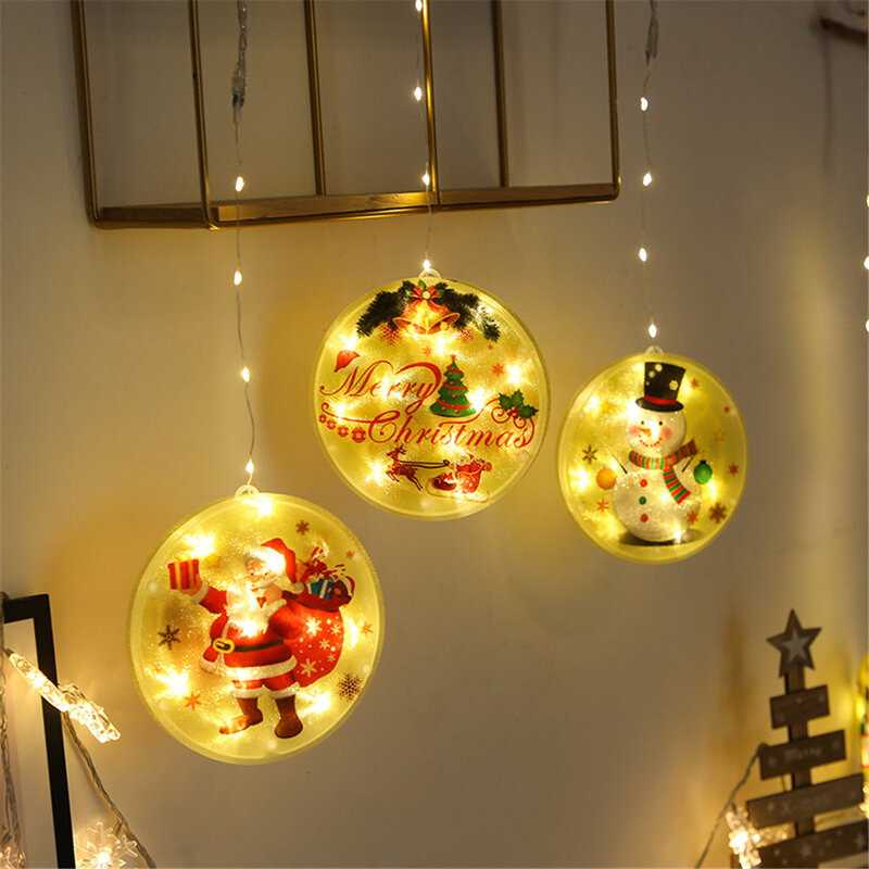4 متر LED سلسلة ضوء عيد الميلاد مصابيح تعليق للزينة USB عطلة مصباح عيد ميلاد سعيد LED مصابيح للمنزل