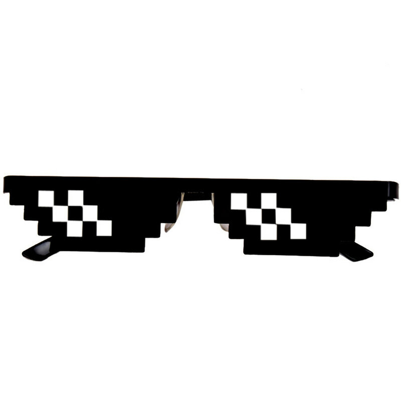 حيل مضحكة نظارات البلطجة الحياة نظارات 8 بت بكسل التعامل معها النظارات الشمسية للجنسين لعبة النظارات الشمسية للأطفال الكبار ألعاب مضحكة