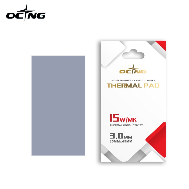 Ocng لوحة حرارية 15 واط/MK 16 واط/MK متعددة الحجم لينة تبديد الحرارة بطانة حماية من السيليكون وحدة المعالجة المركزية/GPU بطاقة جرافيكس اللوحة الأم بط...