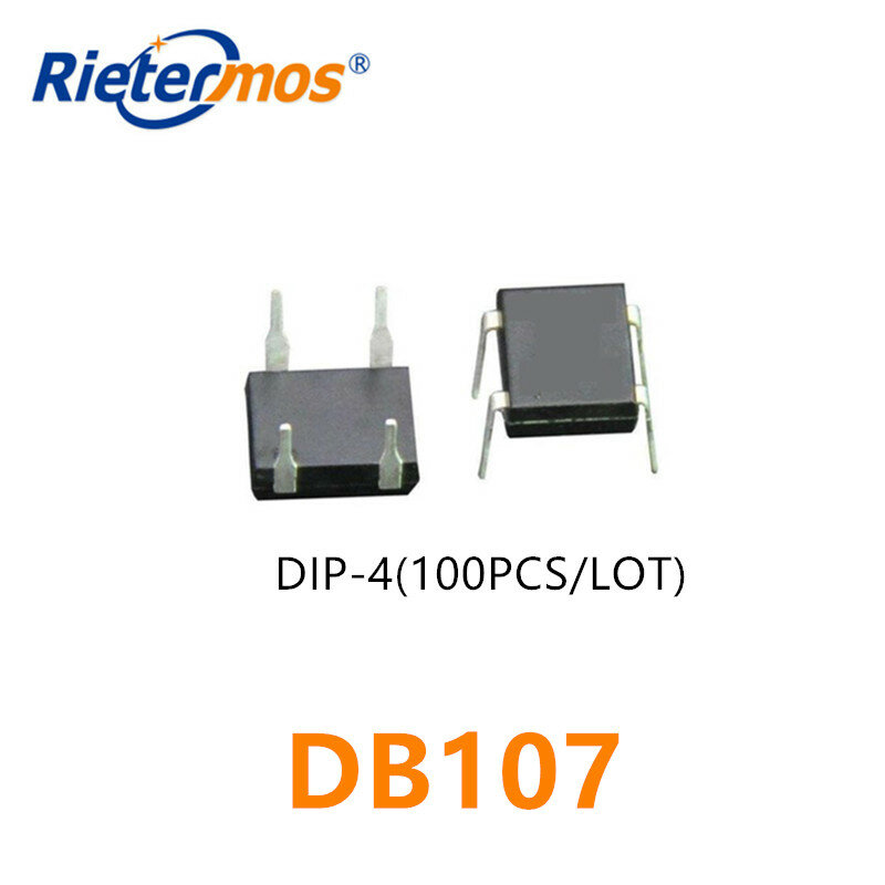 100 قطعة DB107 1A 1000V DIP-4 عالية الجودة
