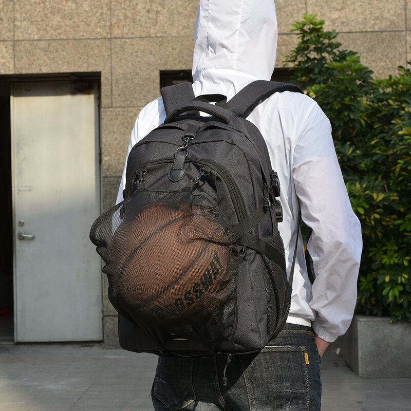 SenkeyStyle كرة السلة حقائب الظهر للرجال عادية 2021 حقيبة أنيقة ذات سعة كبيرة مقاوم للماء الذكور الرياضة حقيبة مع USB الشحن