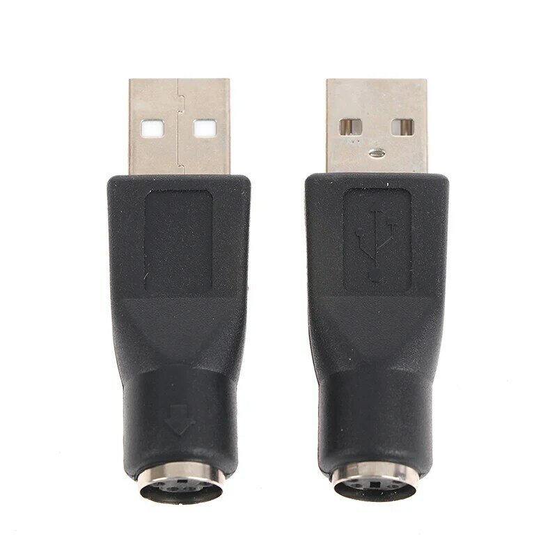3 قطعة USB ذكر ل PS/2 شاحن أنثي محول Usb موصل للكمبيوتر ل Ps2 لوحة المفاتيح الماوس