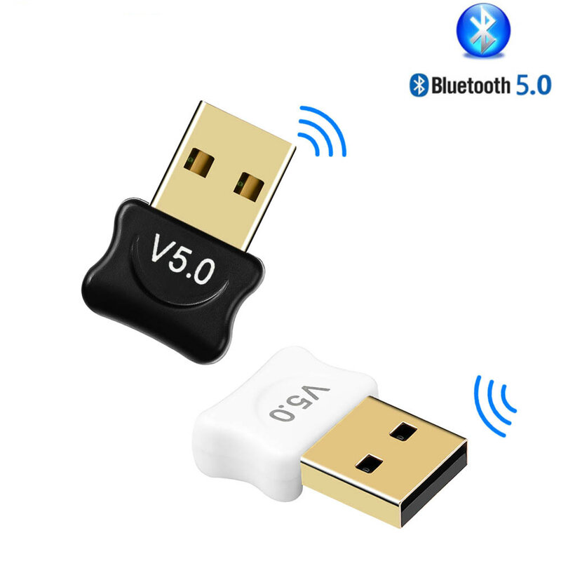 USB استقبال الارسال محول بلوتوث 5.0 استقبال الصوت للكمبيوتر المحمول Win 10 8 الارسال اللاسلكي دونغل محول